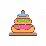 Donuts of Hanoi